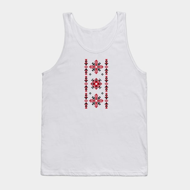 Vyshyvanka Kozak Tank Top by Silentrebel